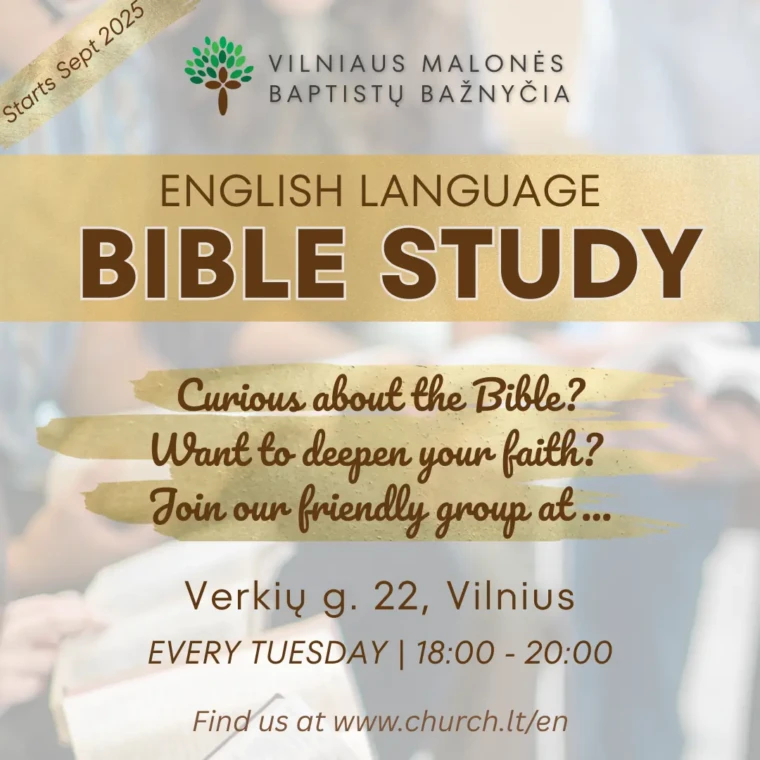 Malones 2025 English Bible Study - Church.lt