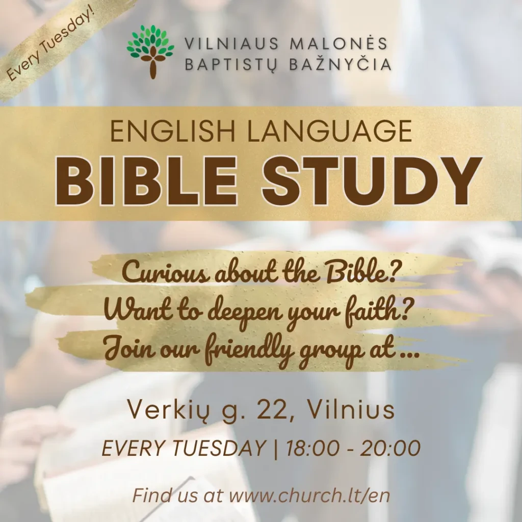Malones 2025 English Bible Study - Church.lt