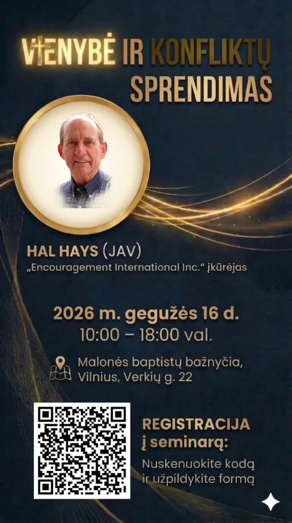 Seminaras - Vienybė ir konfliktų sprendimas - Church.lt
